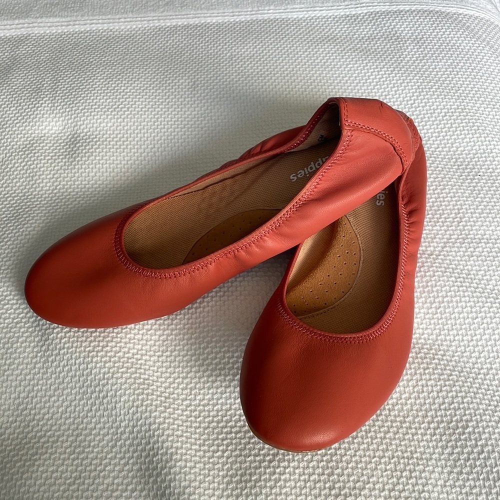 NWOT Hush Puppies Flats. Never worn. Women 8.5.